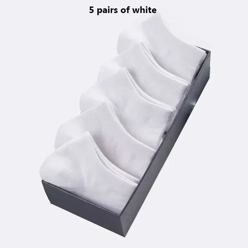 Women’s Breathable Cotton Ankle Socks – Solid Color Boat Sports Socks