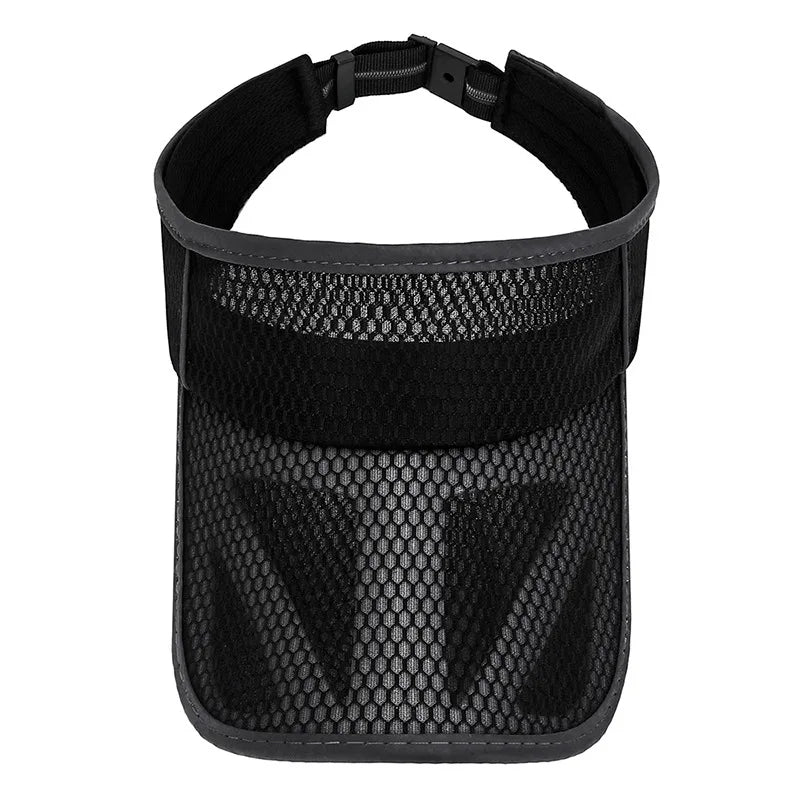 Men’s Summer Sports Sun Visor Hat – Adjustable UV Protection Running Cap