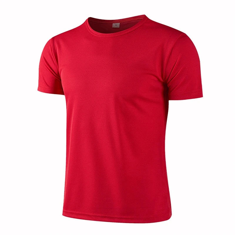 Unisex Quick-Dry Sports T-Shirt – Breathable Gym & Running Fitness Tee