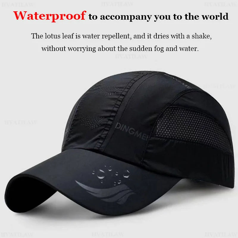 Unisex Summer Sports Baseball Cap – Quick-Dry Mesh Snapback Hat