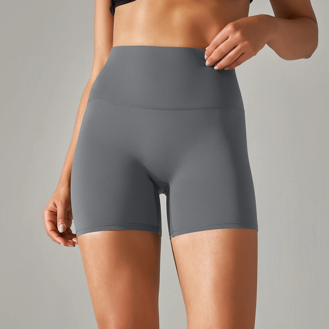 Women’s High-Waist Yoga & Fitness Shorts – Breathable Summer Workout Gym Shorts
