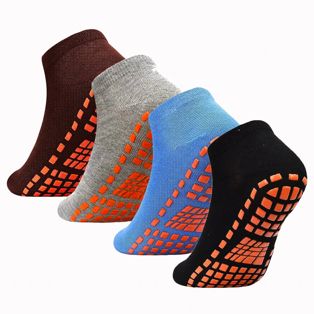 Silicone Non-Slip Grip Socks – Trampoline, Yoga & Pilates Indoor Sports Socks