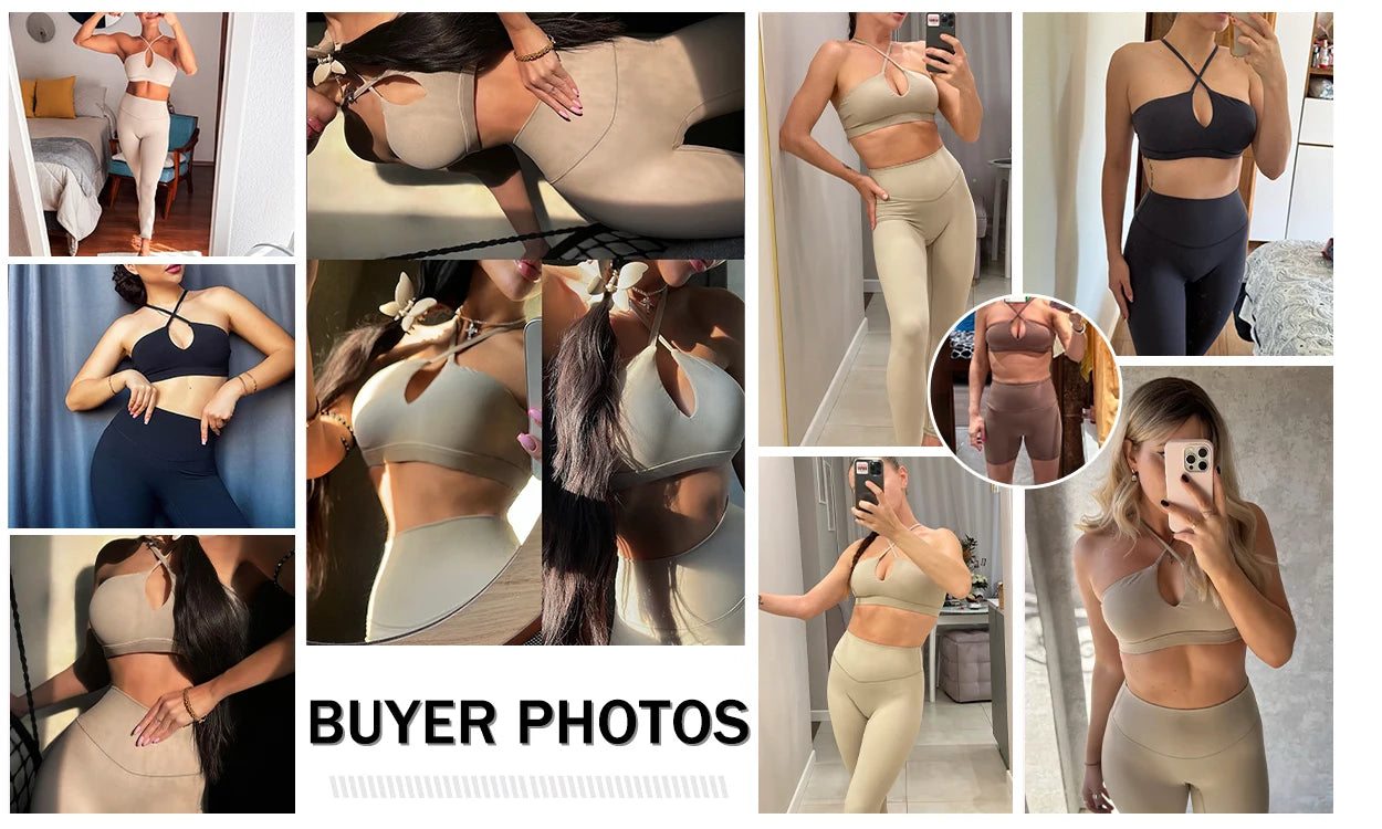 Two-Piece Women’s Sports Set – Cross-Front Yoga & Gym Outfit