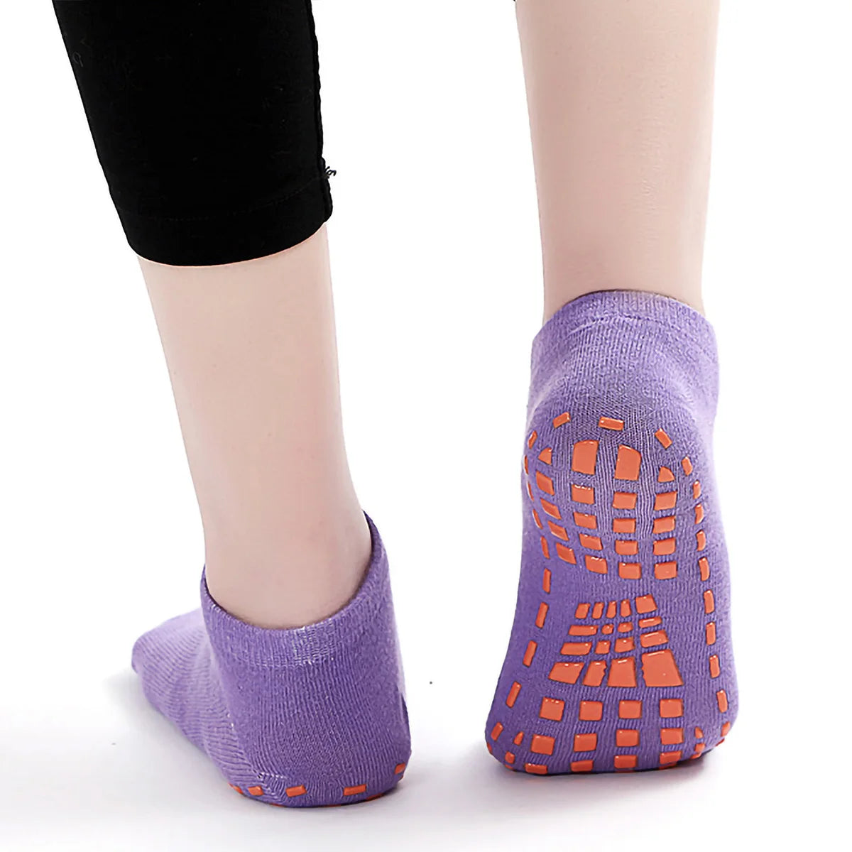 Silicone Non-Slip Grip Socks – Trampoline, Yoga & Pilates Indoor Sports Socks