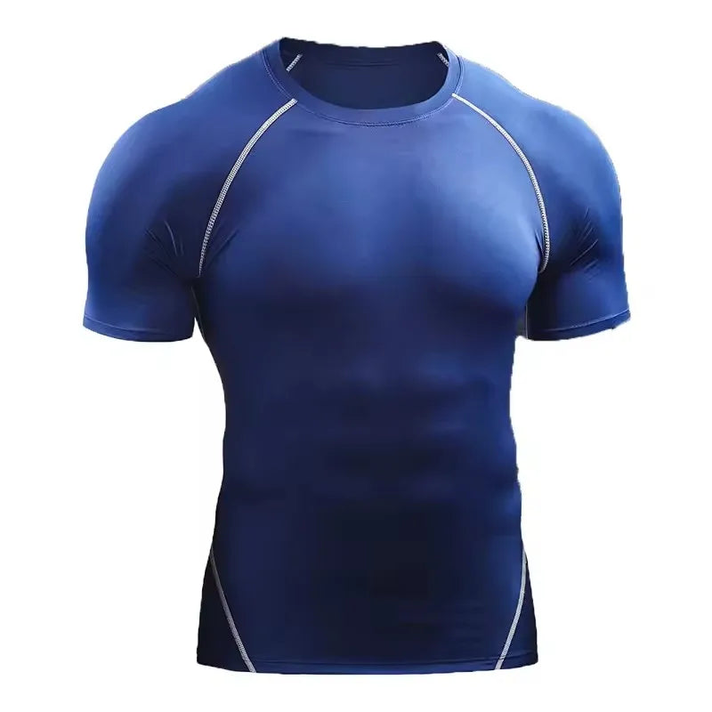 Men’s Compression T-Shirt – Quick Dry Athletic Gym & Running Tee
