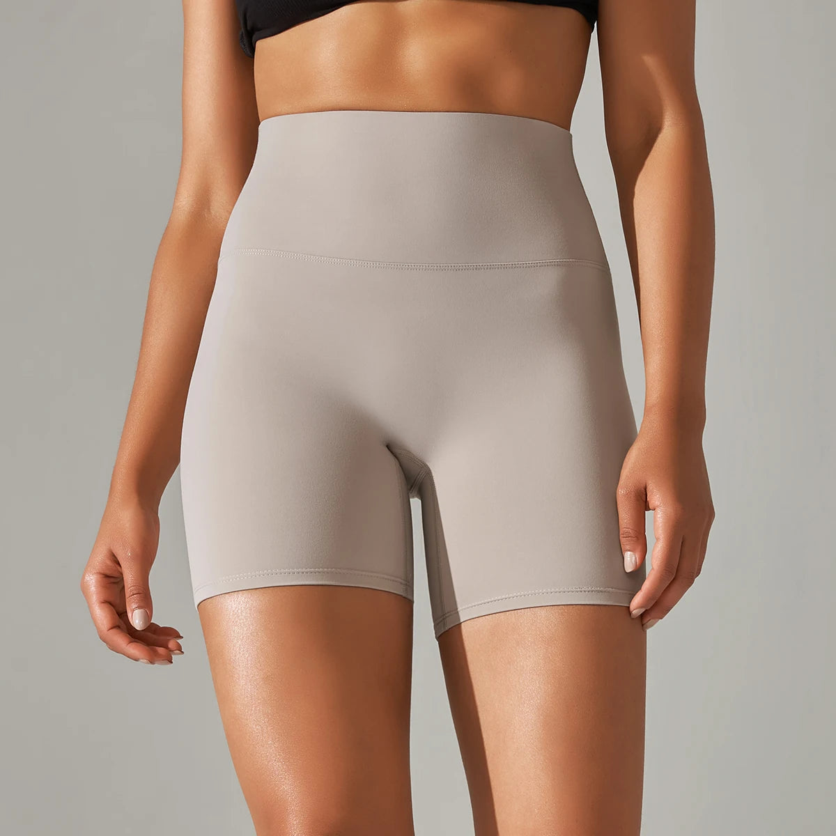 Women’s High-Waist Yoga & Fitness Shorts – Breathable Summer Workout Gym Shorts