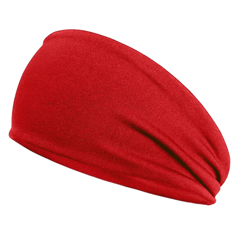 Quick-Dry Sports Headband – Elastic Sweat-Absorbing Fitness Hair Band (1PC)