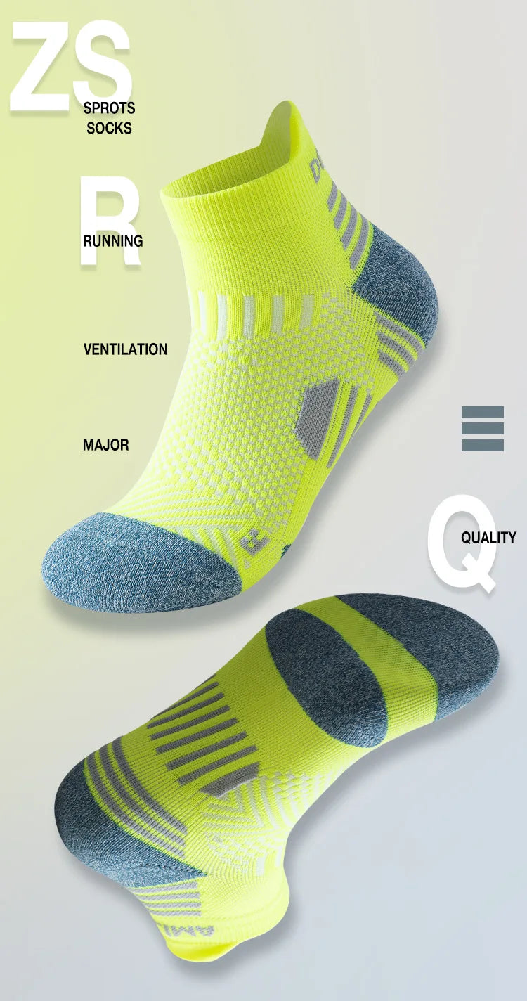 Sport Compression Ankle Socks – Low Cut Breathable Running & Fitness Socks