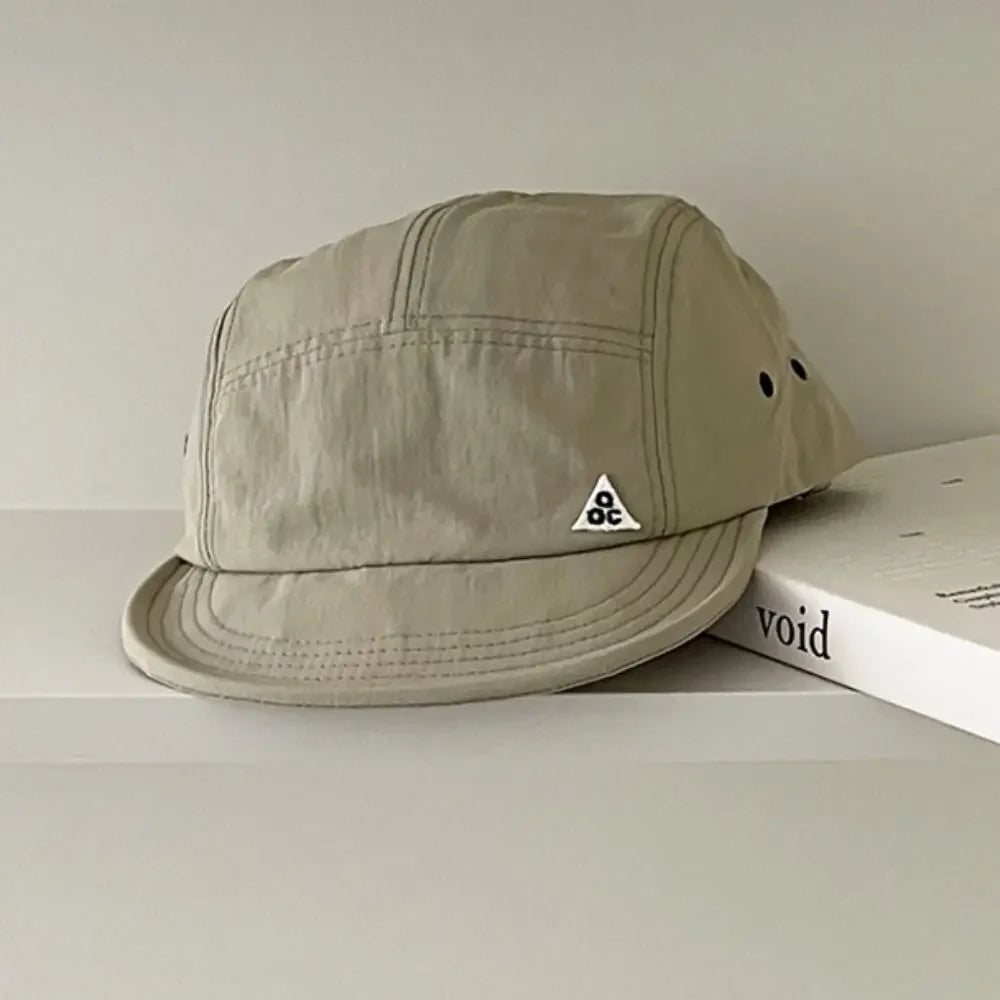Retro Quick-Dry Short Brim Baseball Cap – Unisex Outdoor Sun Protection Hat