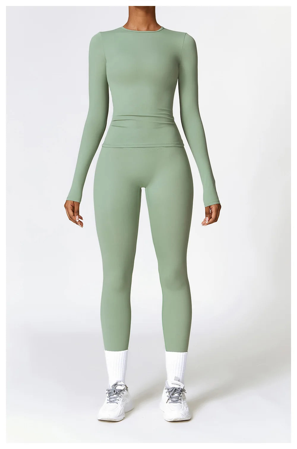 Women’s Long Sleeve Yoga & Fitness Top – Winter Sports Shirt