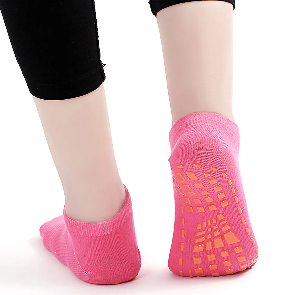 Silicone Non-Slip Grip Socks – Trampoline, Yoga & Pilates Indoor Sports Socks