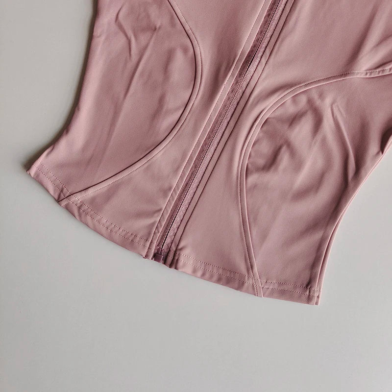 Women’s Long Sleeve Fitness Jacket – Slim Quick-Dry Yoga & Running Top