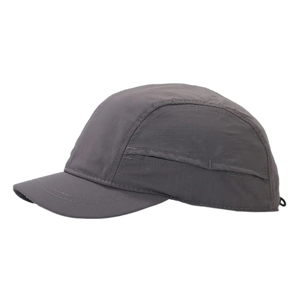 Retro Quick-Dry Short Brim Baseball Cap – Unisex Outdoor Sun Protection Hat