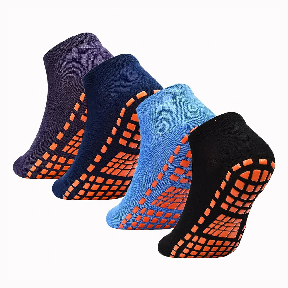 Silicone Non-Slip Grip Socks – Trampoline, Yoga & Pilates Indoor Sports Socks