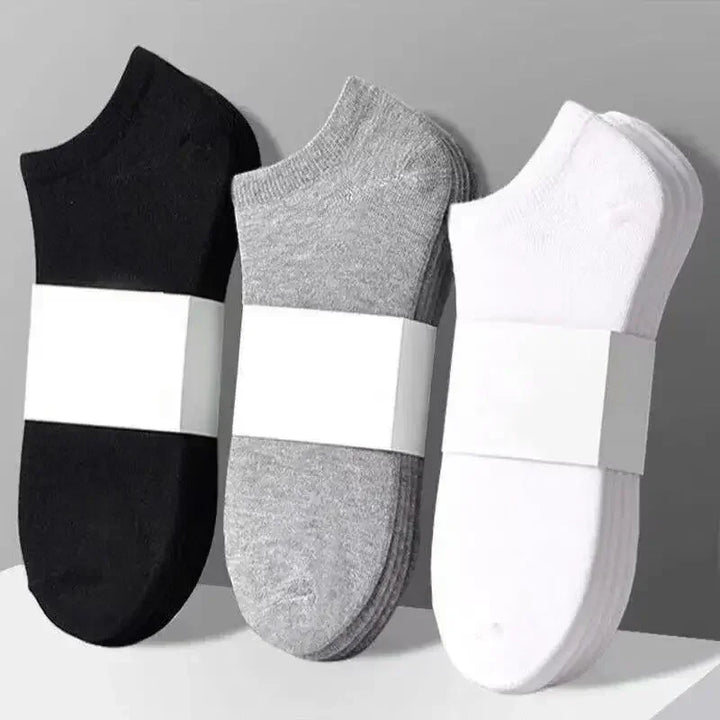 Women’s Breathable Cotton Ankle Socks – Solid Color Boat Sports Socks