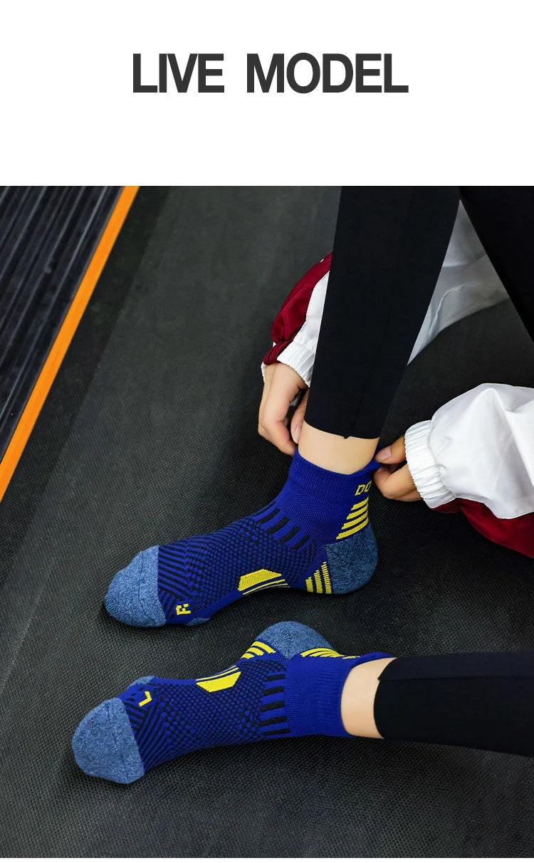 Sport Compression Ankle Socks – Low Cut Breathable Running & Fitness Socks