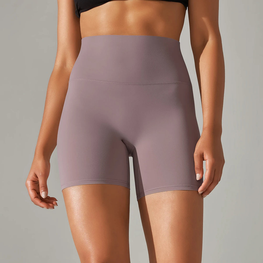 Women’s High-Waist Yoga & Fitness Shorts – Breathable Summer Workout Gym Shorts