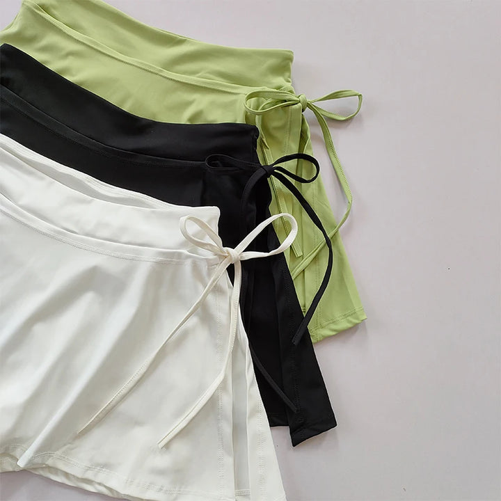 Women’s Sports Yoga Skirt Pants – Quick-Dry Tennis & Pickelball Skirt with Pocket
