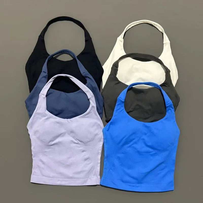 Women’s Sports Yoga Vest – Quick-Dry Fitness & Gym Top