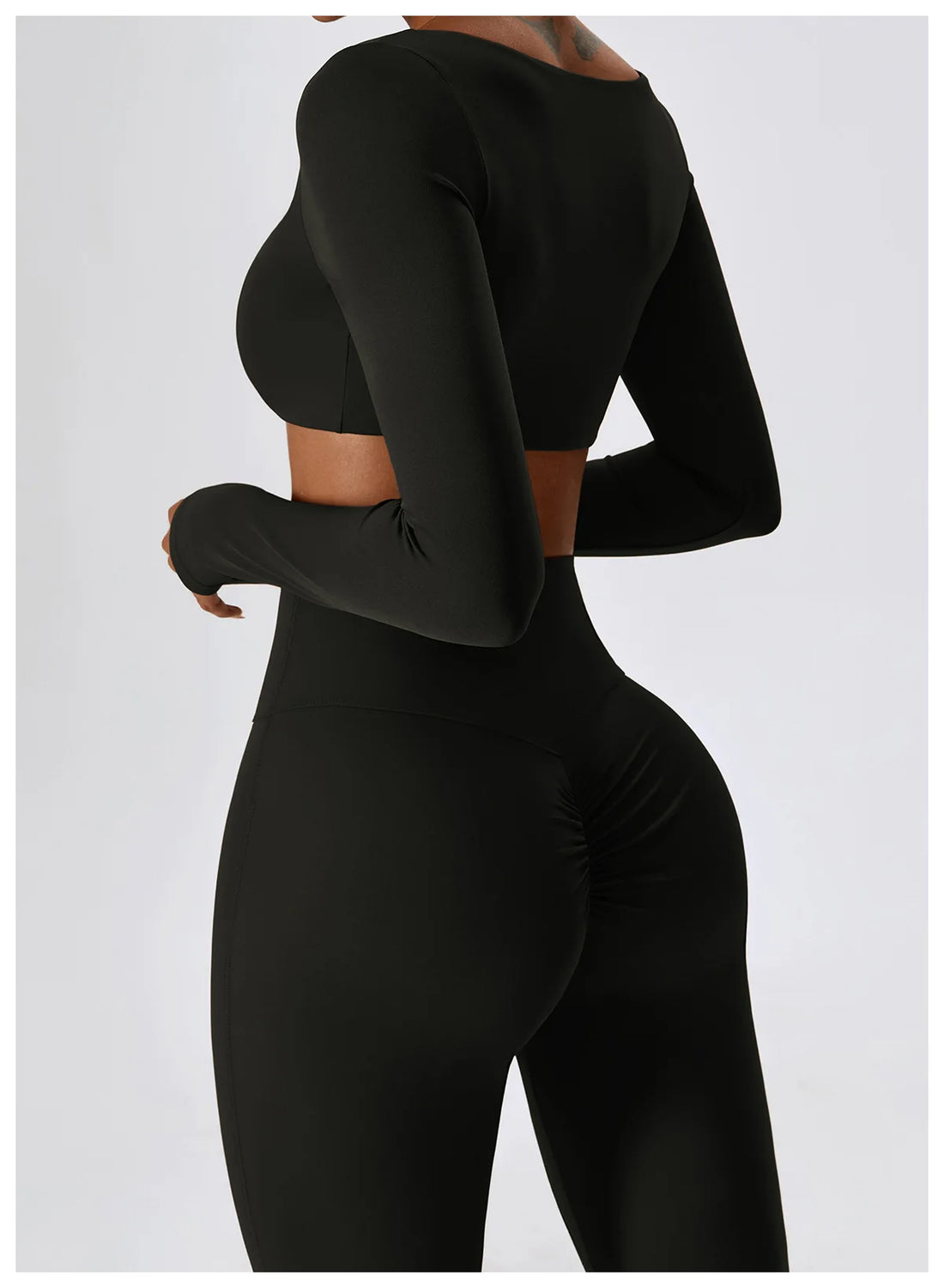 2PCS Seamless Women’s Yoga Set – Sports Bra & Leggings