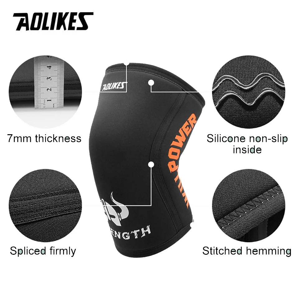 7mm Knee Sleeves – Premium Weightlifting & Powerlifting Support