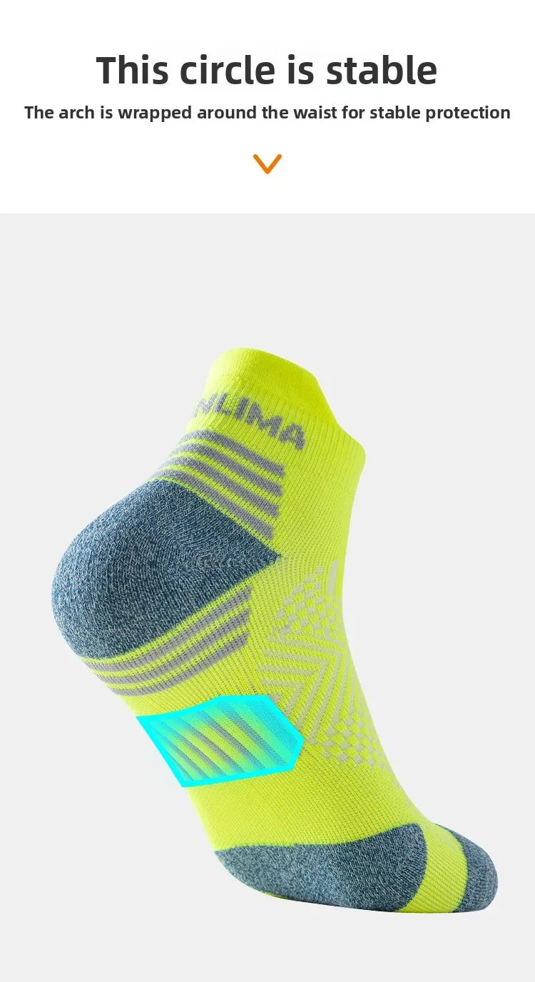 Sport Compression Ankle Socks – Low Cut Breathable Running & Fitness Socks