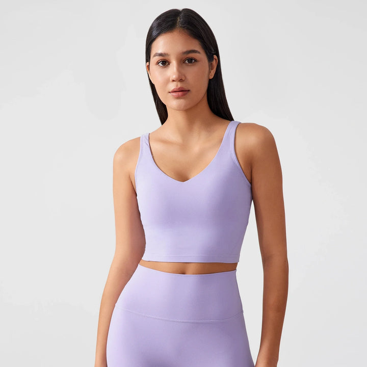 Women’s Sports Bra – Shockproof Yoga & Gym Crop Top