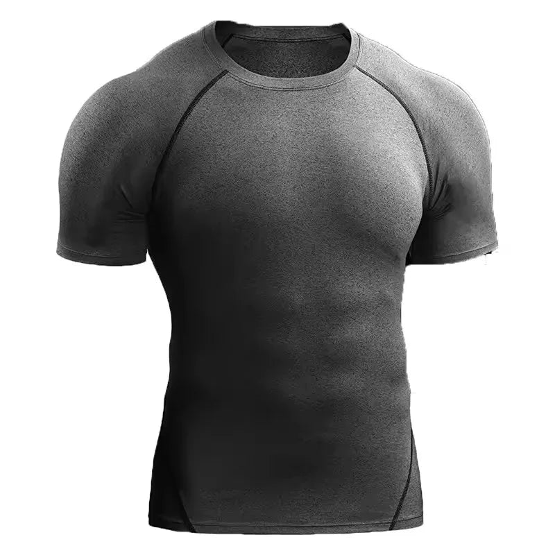 Men’s Compression T-Shirt – Quick Dry Athletic Gym & Running Tee