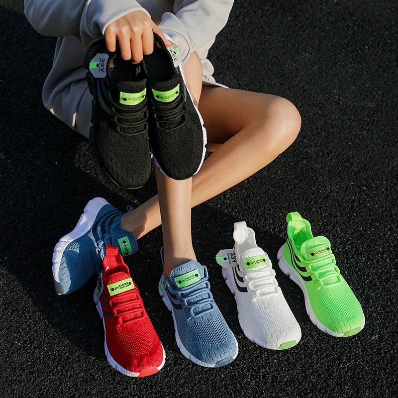 Men’s Casual Sport Shoes – Breathable Lightweight Mesh Sneakers for Running & Walking