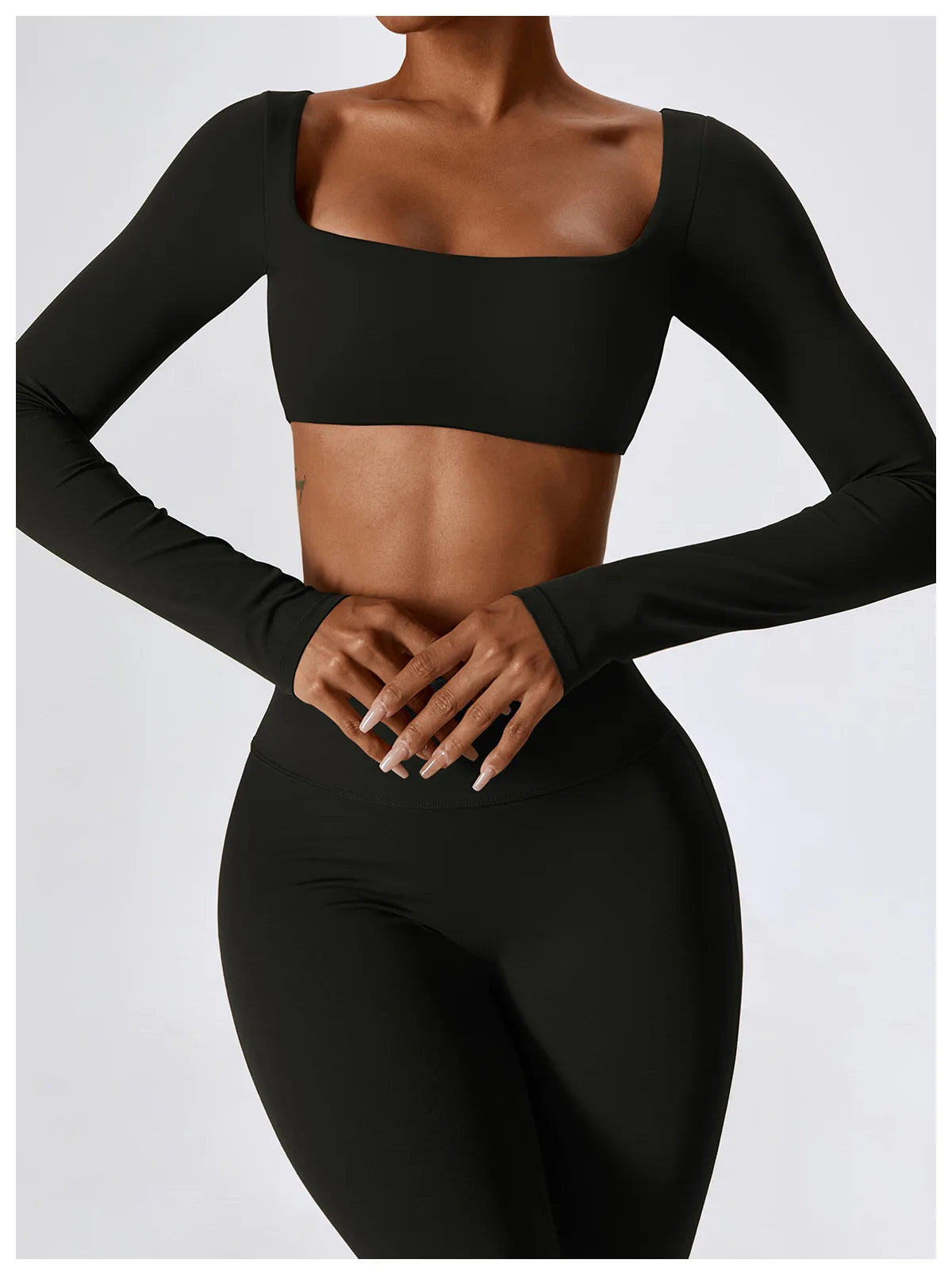 2PCS Seamless Women’s Yoga Set – Sports Bra & Leggings