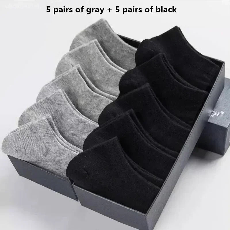 Women’s Breathable Cotton Ankle Socks – Solid Color Boat Sports Socks
