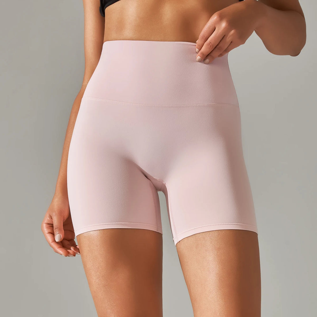 Women’s High-Waist Yoga & Fitness Shorts – Breathable Summer Workout Gym Shorts