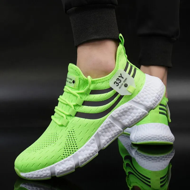 Men’s Casual Sport Shoes – Breathable Lightweight Mesh Sneakers for Running & Walking