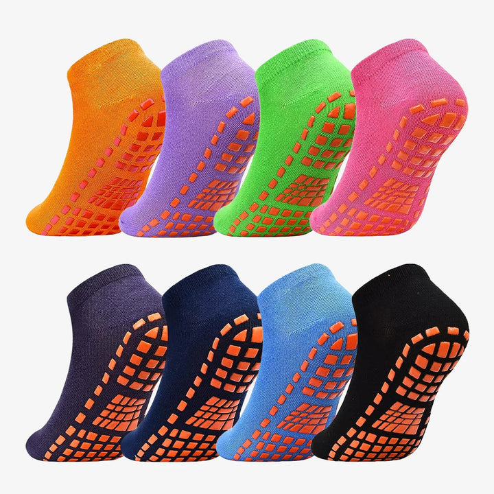 Silicone Non-Slip Grip Socks – Trampoline, Yoga & Pilates Indoor Sports Socks