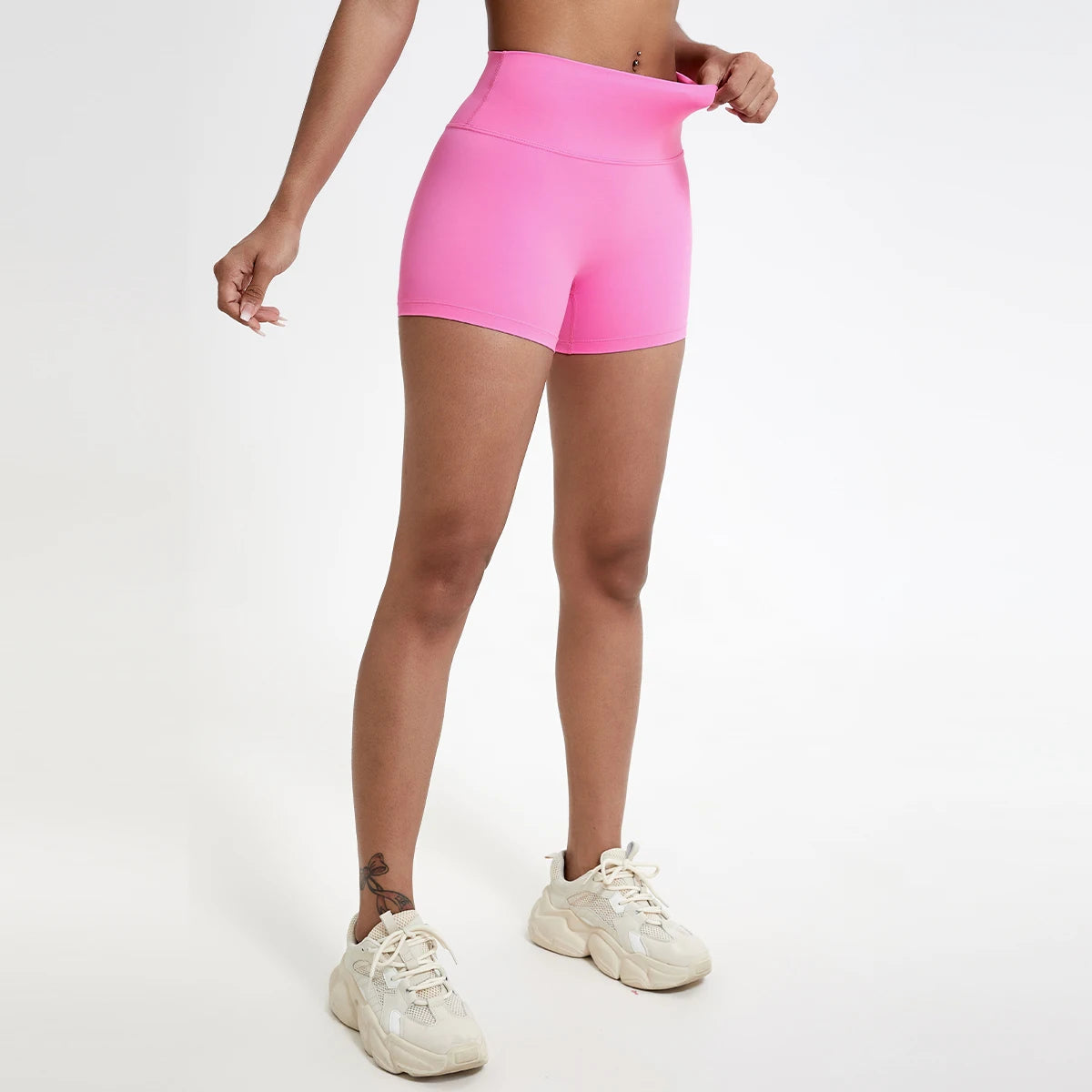 High-Waist Gym Shorts – Butt-Lifting Running & Yoga Shorts