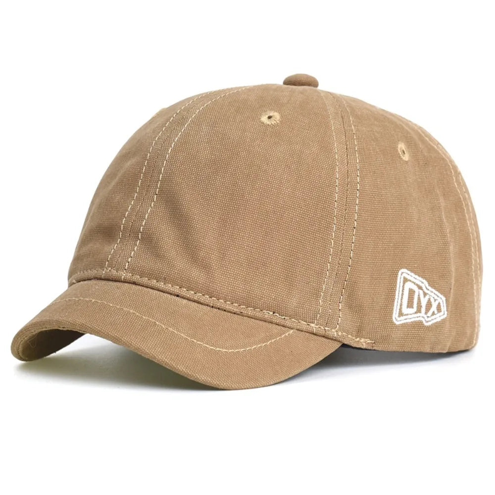Retro Quick-Dry Short Brim Baseball Cap – Unisex Outdoor Sun Protection Hat
