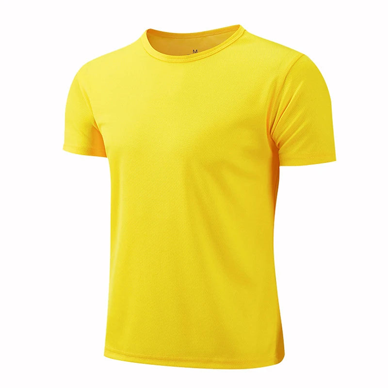 Unisex Quick-Dry Sports T-Shirt – Breathable Gym & Running Fitness Tee
