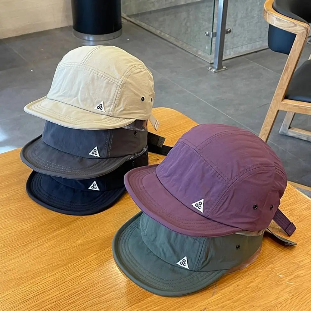 Retro Quick-Dry Short Brim Baseball Cap – Unisex Outdoor Sun Protection Hat