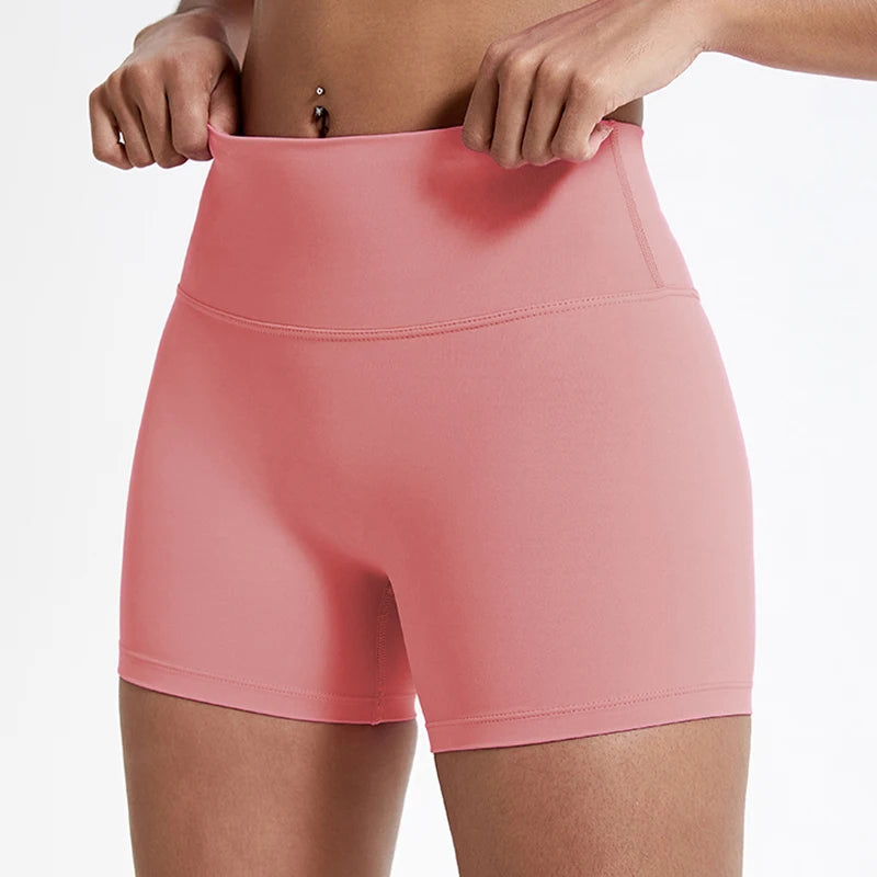 High-Waist Gym Shorts – Butt-Lifting Running & Yoga Shorts