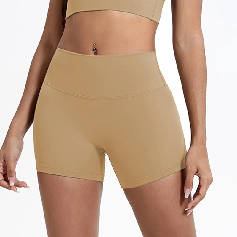 High-Waist Gym Shorts – Butt-Lifting Running & Yoga Shorts