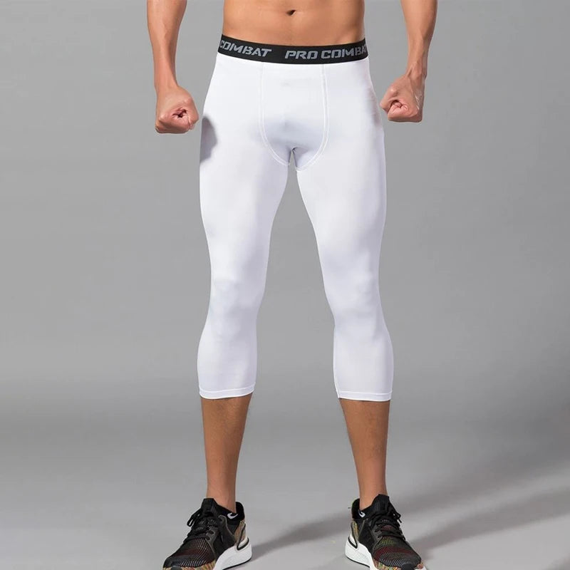 Men’s Compression Tights – Cool Dry Sports Baselayer Leggings
