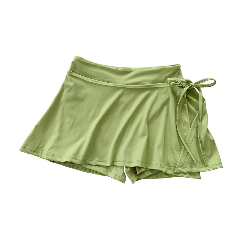 Women’s Sports Yoga Skirt Pants – Quick-Dry Tennis & Pickelball Skirt with Pocket