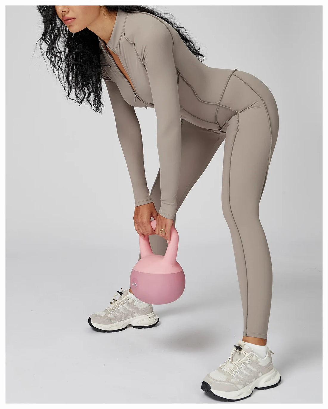 Women’s Long Sleeve Yoga Bodysuit – One-Piece Gym & Fitness Jumpsuit