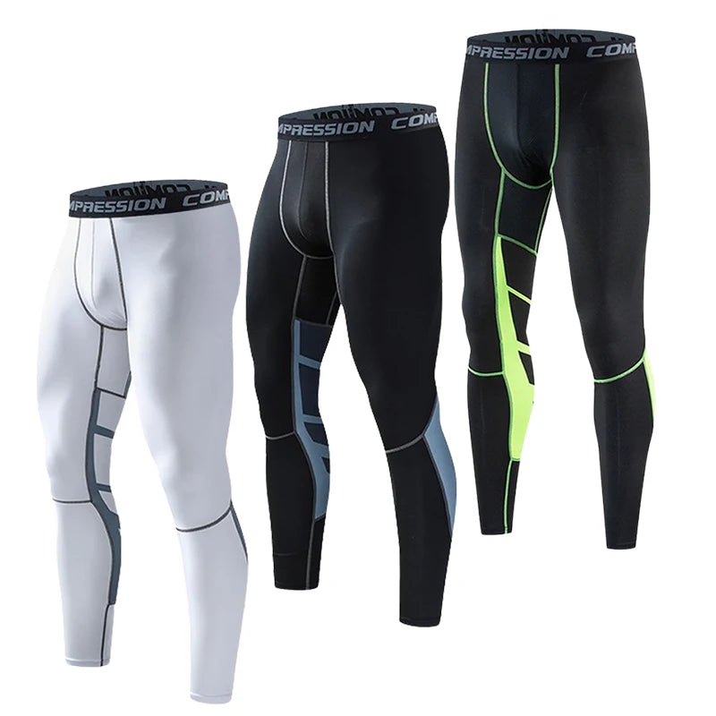Men’s Compression Sport Pants – Tight Fitness Running & Gym Leggings