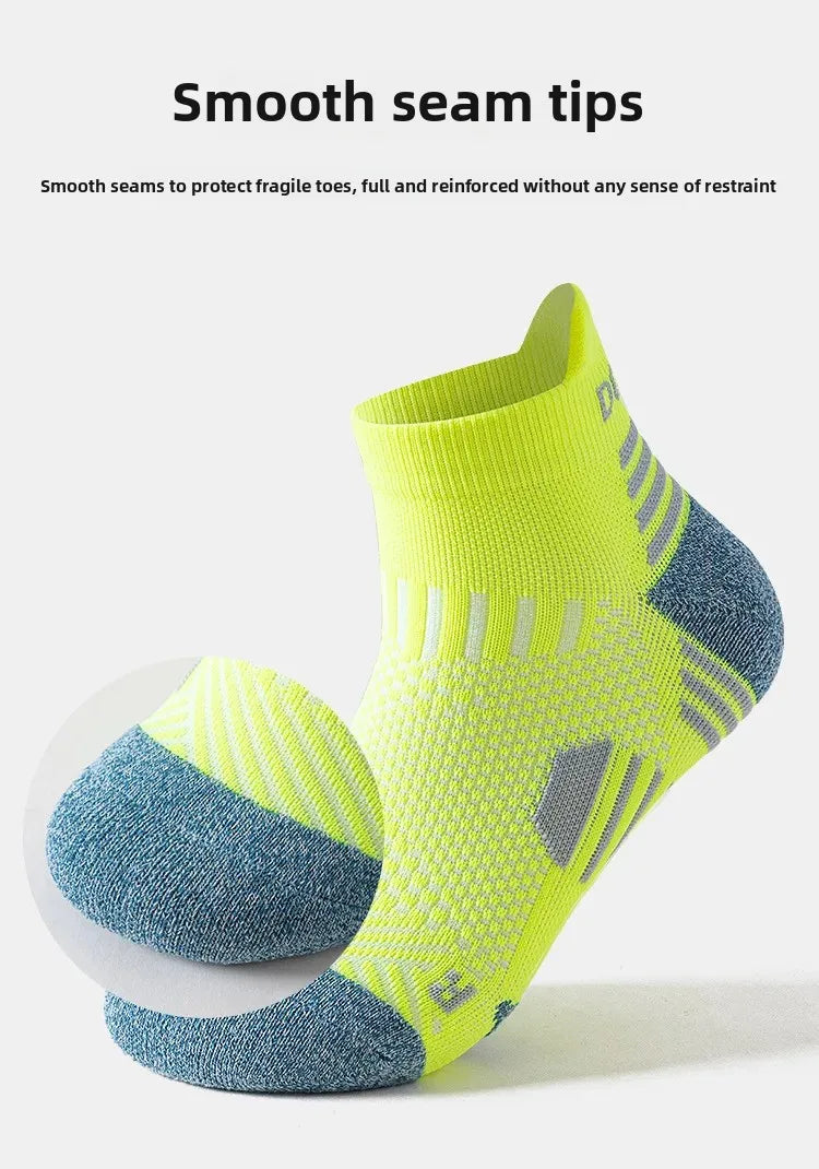 Sport Compression Ankle Socks – Low Cut Breathable Running & Fitness Socks