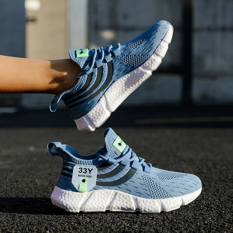 Men’s Casual Sport Shoes – Breathable Lightweight Mesh Sneakers for Running & Walking