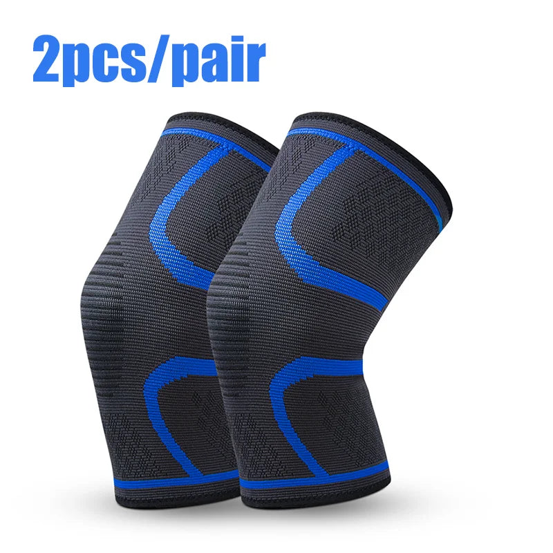 Elastic Compression Knee Support – Sports Knee Brace for Running & Training (1/2PCS)
