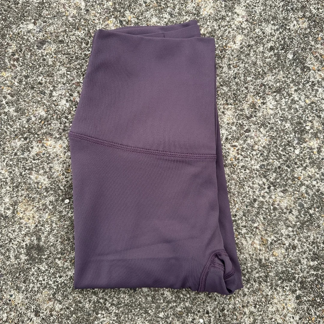 Women’s High-Waist Yoga Leggings – Solid Color Pocket Sports Cropped Pants