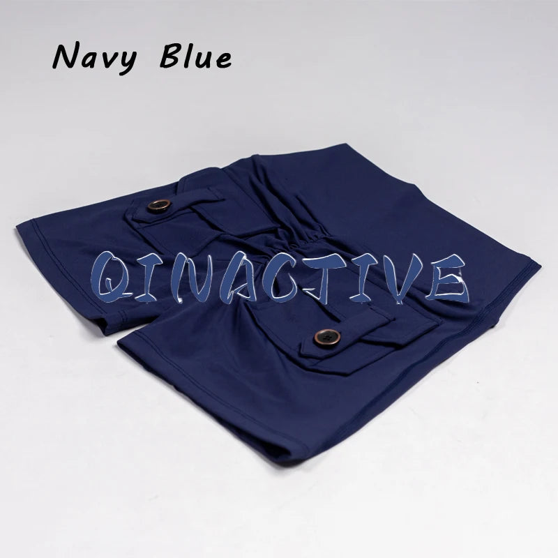 Women’s High-Waist Yoga Shorts – Scrunch Butt & Pocket Fitness Shorts