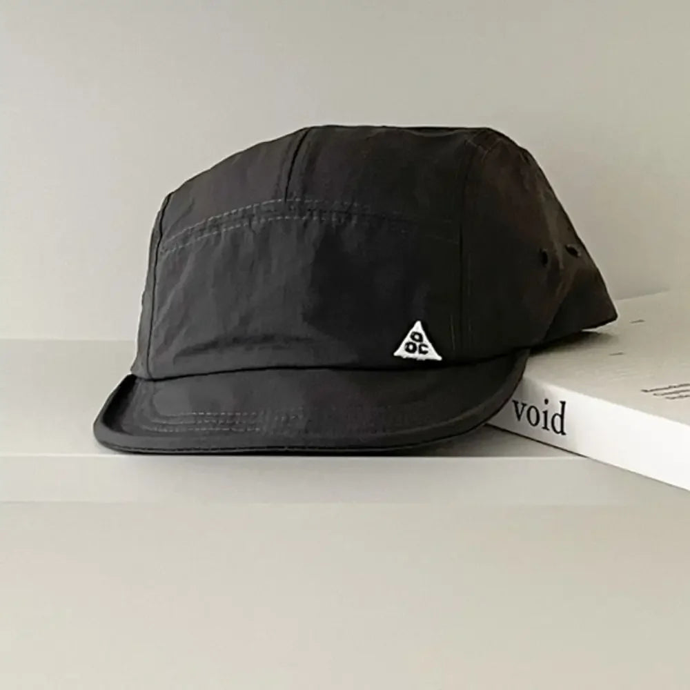 Retro Quick-Dry Short Brim Baseball Cap – Unisex Outdoor Sun Protection Hat